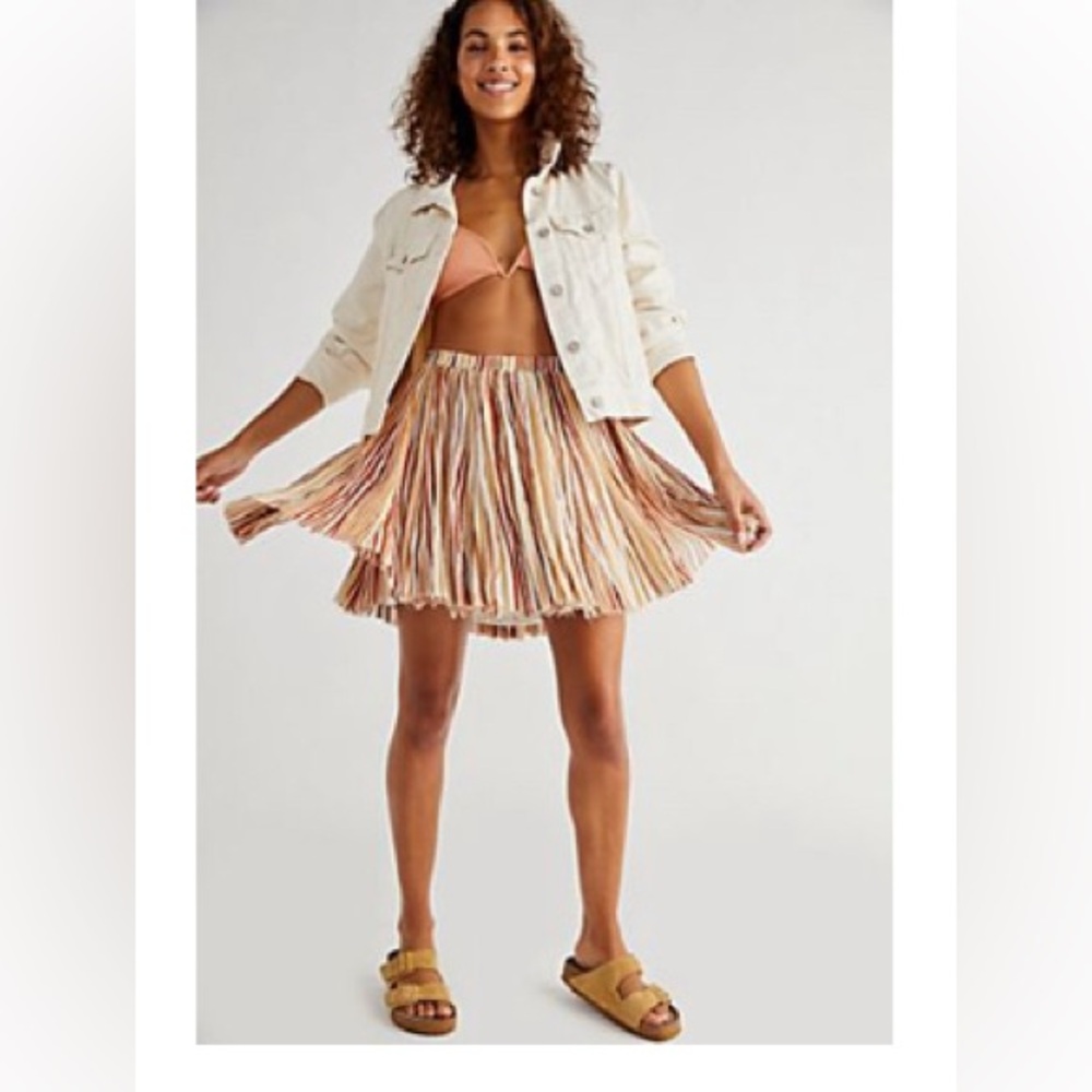 Free people Fawn Skirt BNWT Pleated Skirt